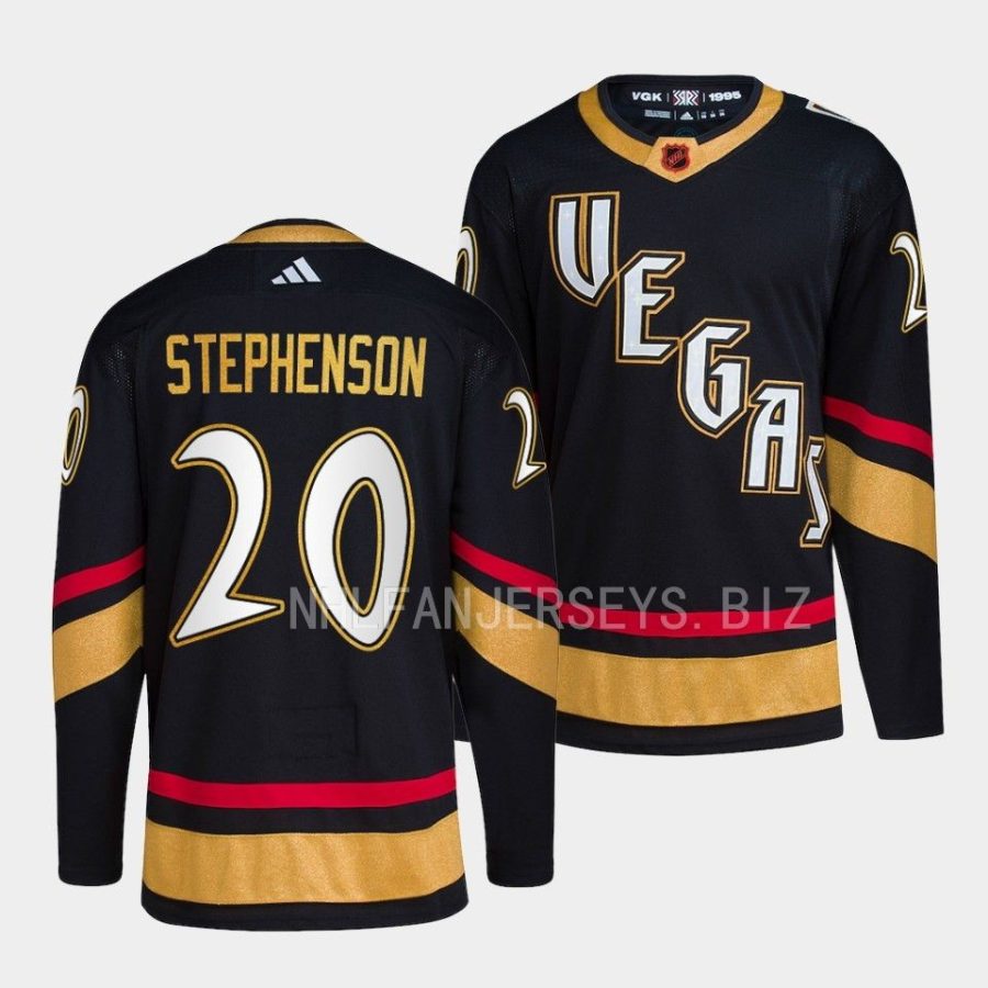 chandler stephenson golden knights black 2022reverse retro 2.0 primegreen authentic jersey