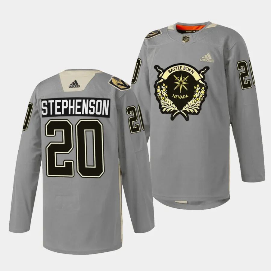 chandler stephenson vgk golden west 2023 nevada day silver jersey