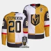 chandler stephenson vgk white gold 2023 stanley cup champions split jersey