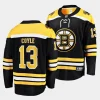 charlie coyle bruins black home breakaway player jersey