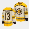 charlie coyle bruins cream 2023 24100th anniversary premier jersey