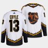 charlie coyle bruins white 2022reverse retro 2.0 authentic primegreen jersey