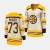 charlie mcavoy bruins cream 2023 24100th anniversary premier womenjersey