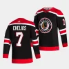 chris chelios blackhawks white away authentic pro jersey