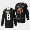 christopher tanev flames black 2023indigenous celebration night warmup jersey