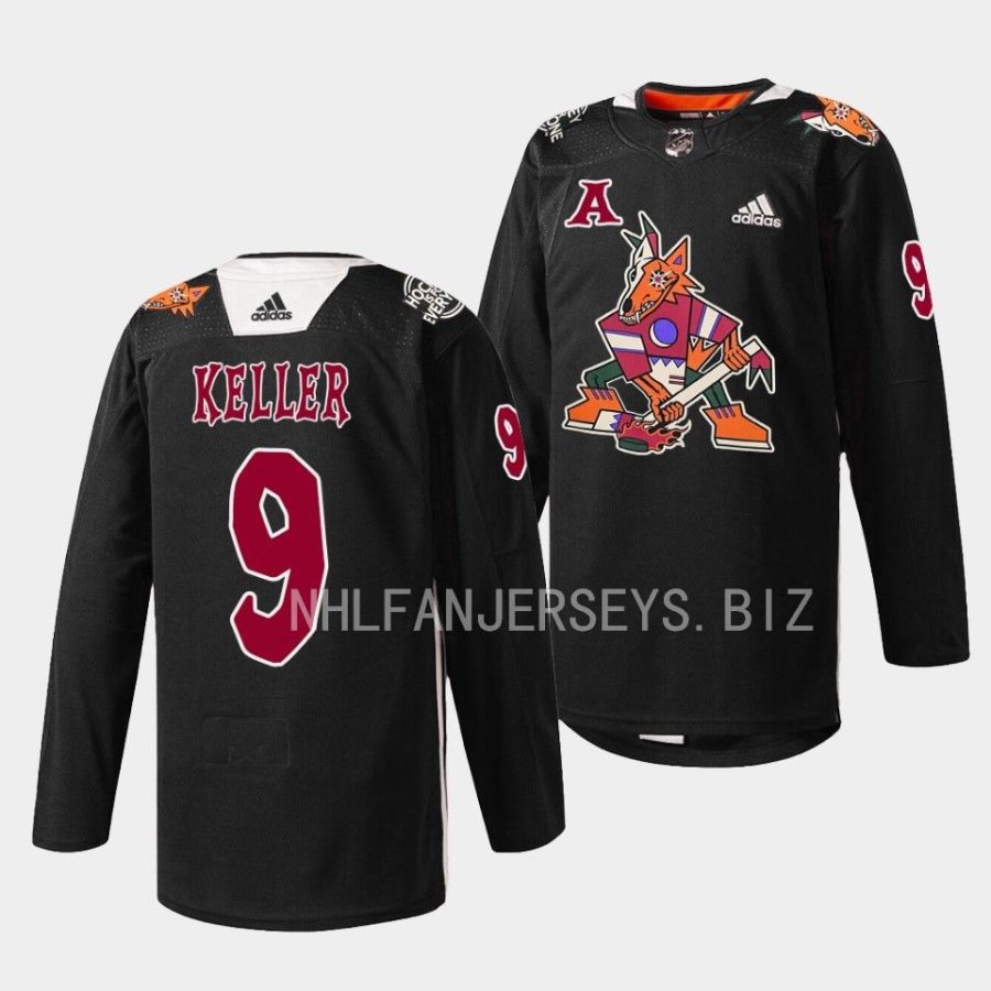 clayton keller coyotes black 2023black excellence night modern rockstars jersey