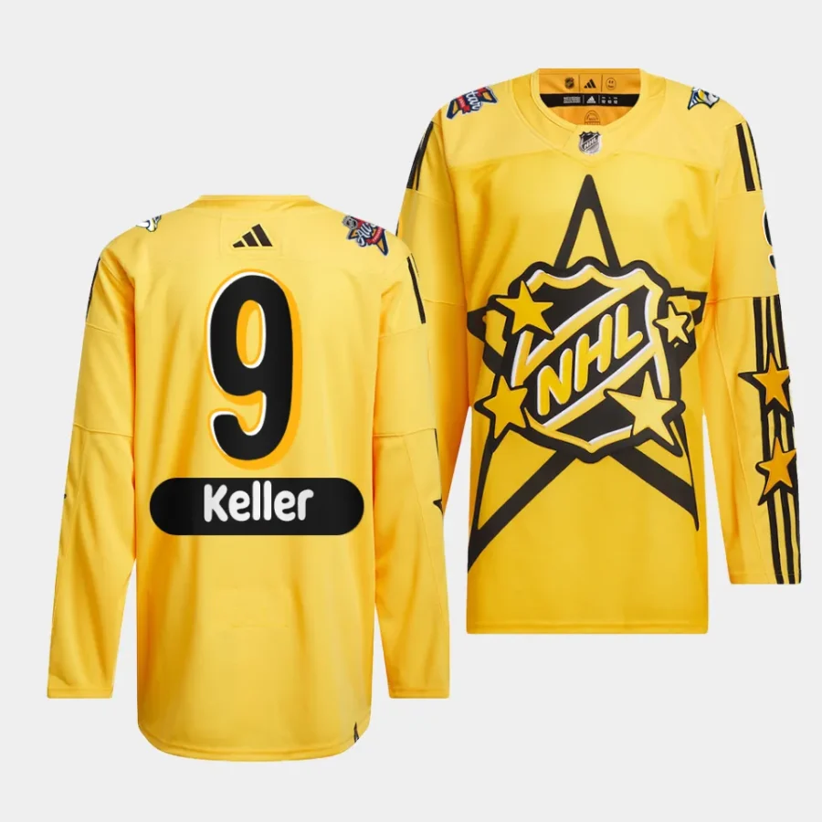 clayton keller coyotes yellow 2024 nhl all star game drew house primegreen authenticjersey