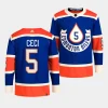 cody ceci oilers royal 2023 nhl heritage classic primegreen authentic playerjersey