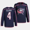 cole sillinger blue jackets navy home authentic pro jersey