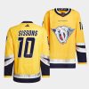 colton sissons predators yellow 2022reverse retro 2.0 authentic primegreen jersey