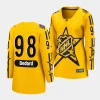 connor bedard blackhawks yellow 2024 nhl all star game women jerseys