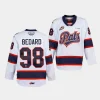 connor bedard regina pats white 2023 nhl draft whl jersey