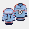 connor hellebuyck jets 2023 24rcaf centennial youth light blue jersey