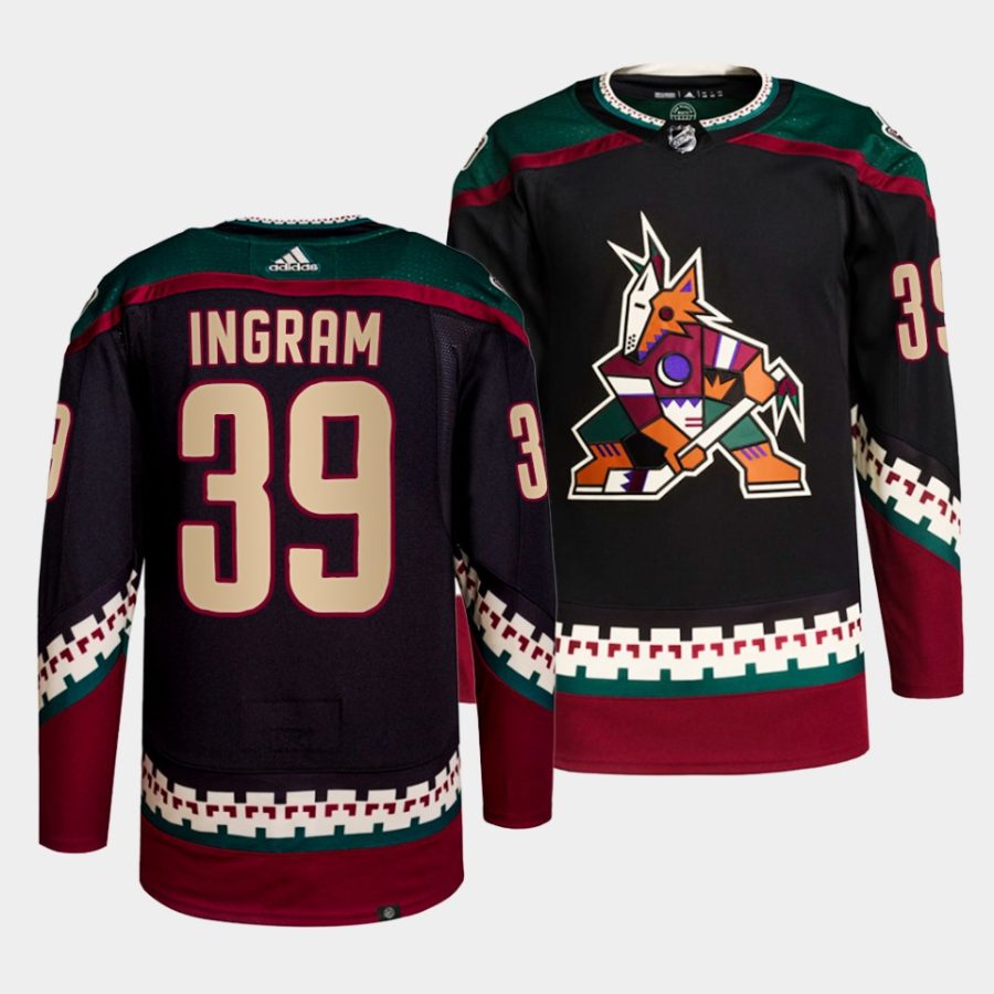 connor ingram coyotes black primegreen home jersey