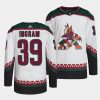 connor ingram coyotes white authentic away jersey