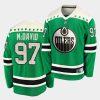 connor mcdavid oilers 2020 st. patricks day green jersey 0