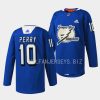 corey perry lightning blue primary logo practice jersey