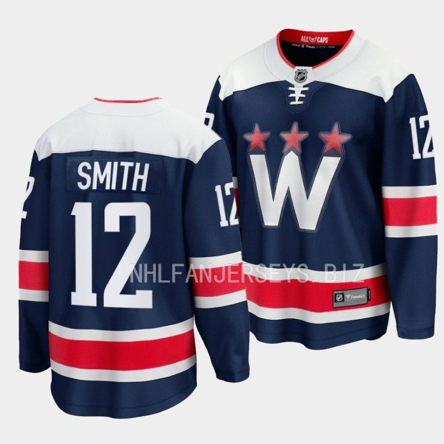 craig smith capitals navy alternate breakaway player jersey