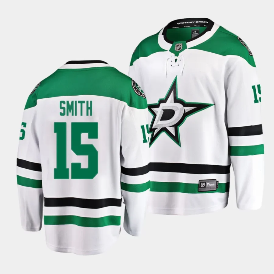 craig smith stars white away breakaway player jersey