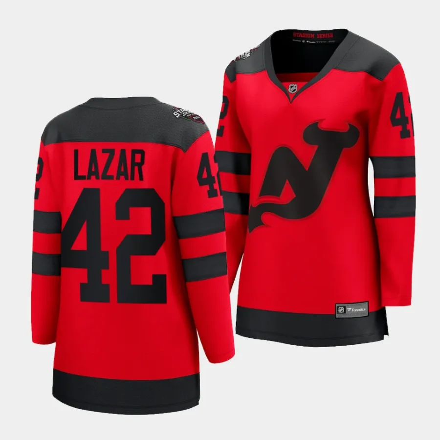 curtis lazar devils red 2024 nhl stadium series women jerseys