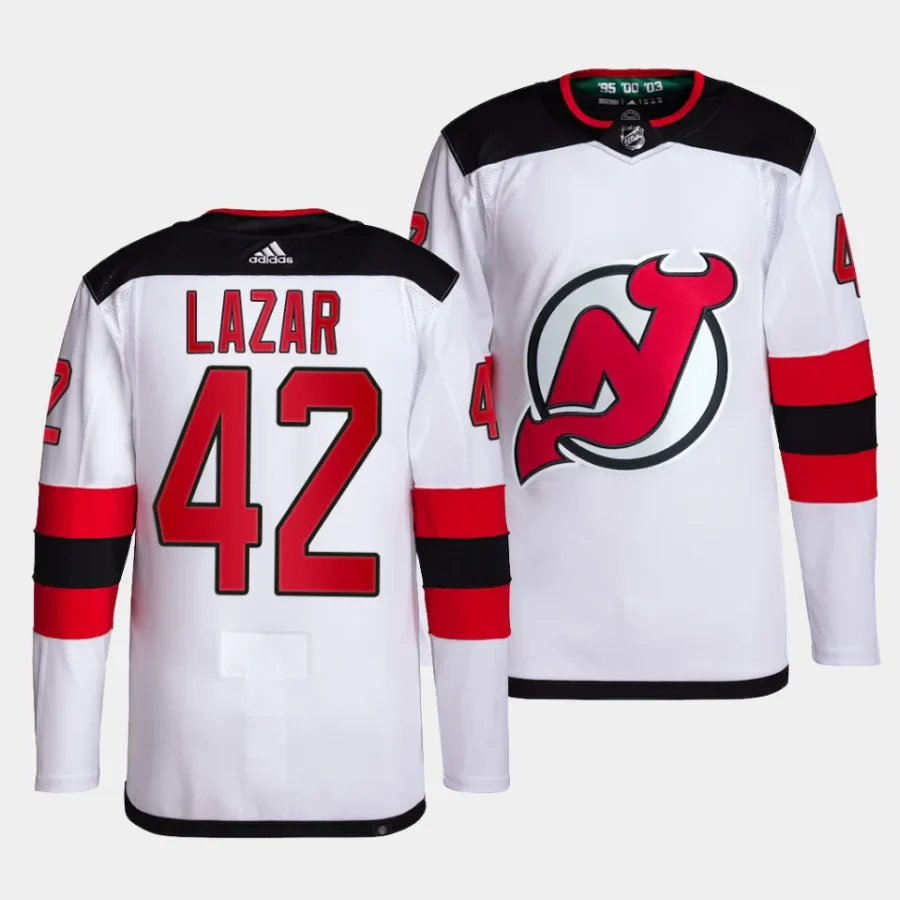 curtis lazar devils white away primegreen menjersey