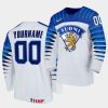 custom 2020 iihf world championship white jersey