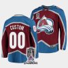 custom avalanche 2022 stanley cup champions burgundy home men jersey