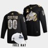 custom avalanche 2022 stanley cup champs black golden diamond men jersey