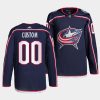 custom blue jackets navy pro authentic home jersey