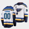 custom blues 2019 stanley cup final white jersey 0