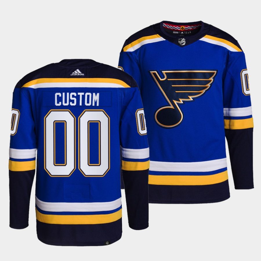 custom blues blue home primegreen authentic pro jersey