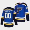 custom blues blue honor bobby plager no.5 patch jersey