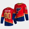 custom blues red 2021 reverse retro special edition authentic jersey