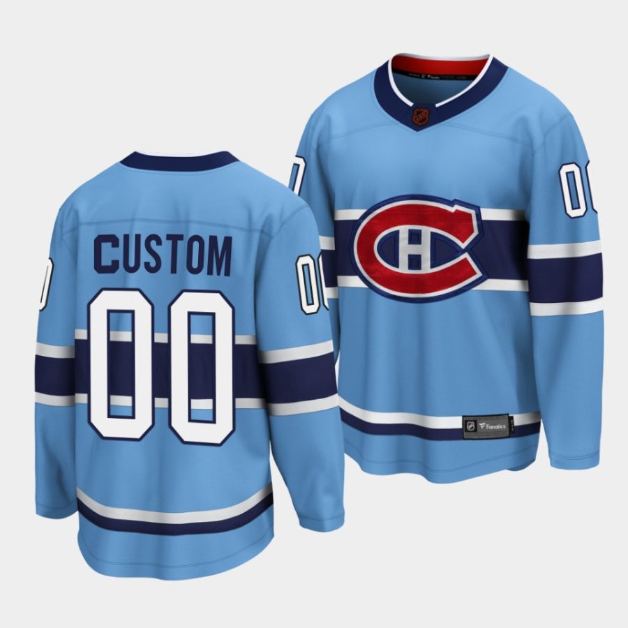 custom canadiens blue special edition 2.0 breakaway player jersey