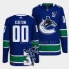 custom canucks blue kevin bieska patch home jersey