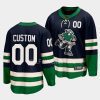 custom canucks navy 2022 special edition 2.0 breakaway jersey