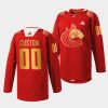 custom canucks red 2022 lunar new year tiger warmup jersey