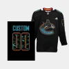 custom canucks special edition first nations 2023 black jersey