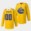 custom canucks warmup 2022diwali night yellow jersey