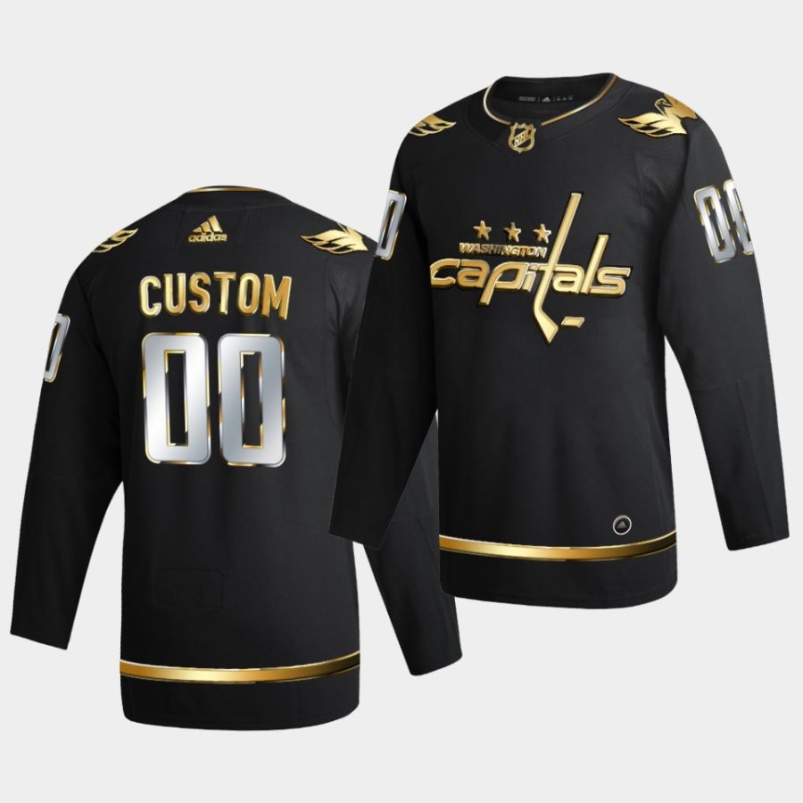 custom capitals 2020 21 black golden edition limited authentic jersey