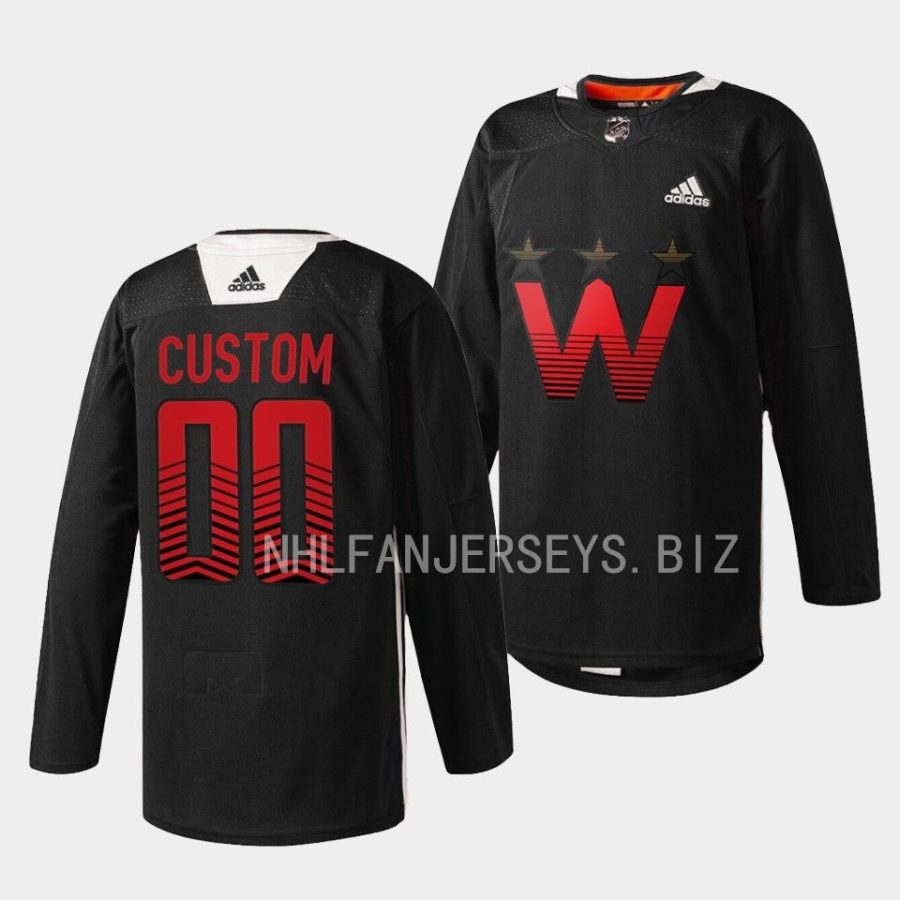 custom capitals warmup 2023 celebrating black history black jersey