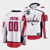 custom capitals white 2021 east division patch away jersey