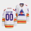 custom colorado rockies white team classic 1977 hockey jersey