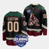 custom coyotes black 2023 global series home jersey