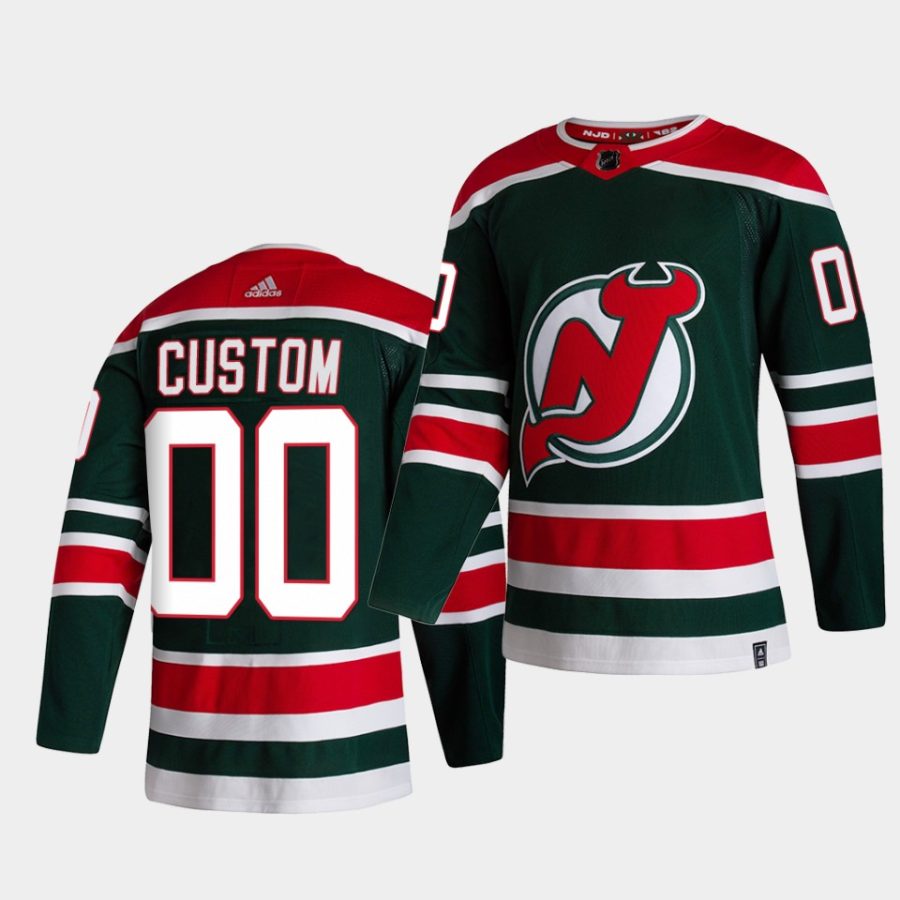 custom devils green 2021 reverse retro special edition authentic jersey