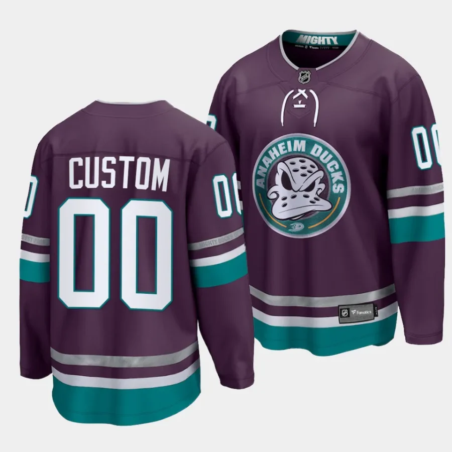 custom ducks purple 2023 2430th anniversary premier jersey