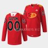 custom ducks rabbit warmup 2023 lunar new year red jersey