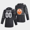 custom edmonton oilers gray 2020 nhl all star game jersey