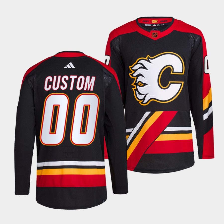 custom flames black 2022reverse retro 2.0 authentic primegreen jersey