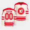 custom flames cream 2023 nhl heritage classic primegreen authentic playerjersey